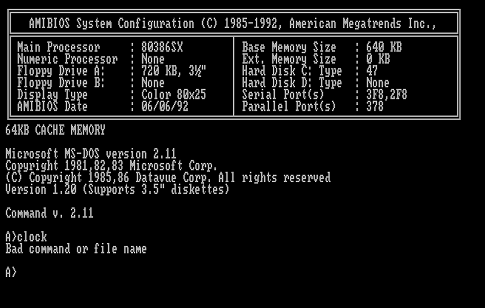 MS-DOS2.X 2.X 系统图标
