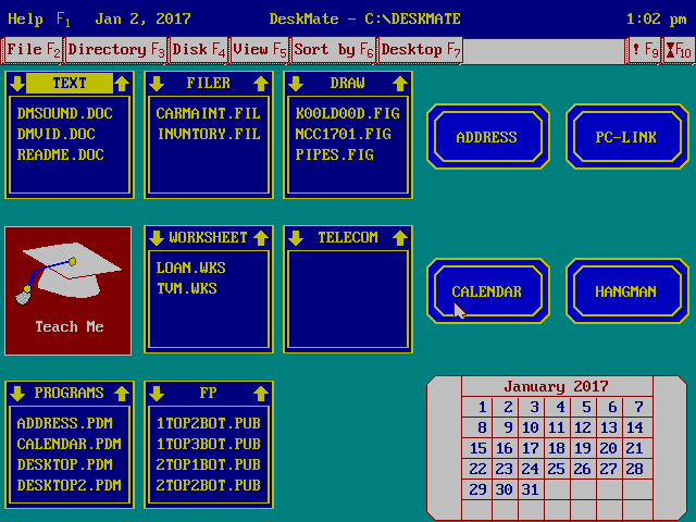 Tandy Deskmate 1.x 2.x 3.x 系统图标