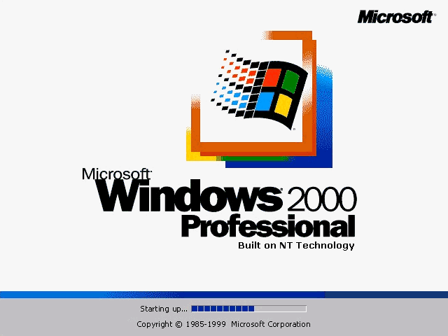 Window 2000 Beta 2 Beta 2 系统图标