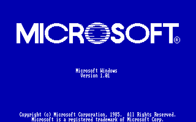 Windows 1.0 1.0x 系统图标
