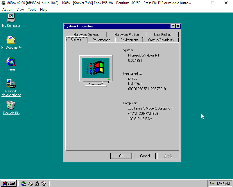 Windows 2000 Bate 1 Bate 1 系统图标
