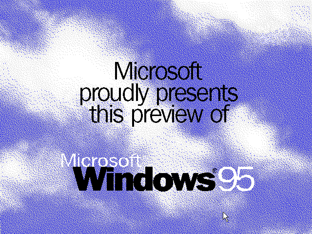 Windows 95 Pre-Release to Manufacturing Pre-Release to Manufacturing 系统图标