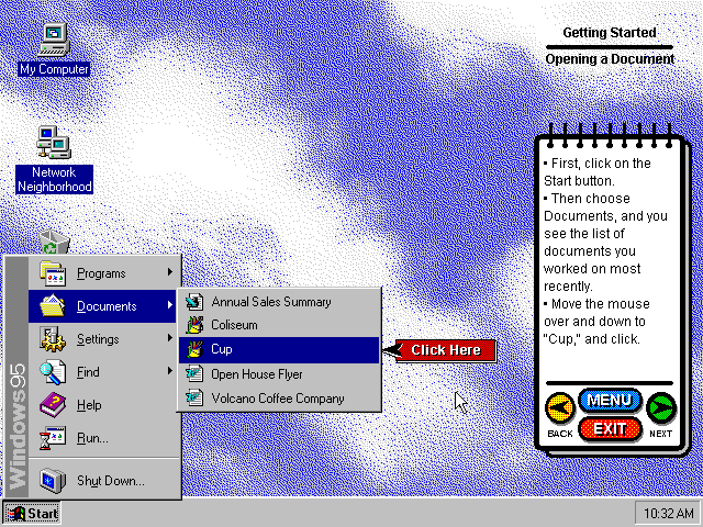 Windows 95 Release Candidate 1 Release Candidate 1 系统图标